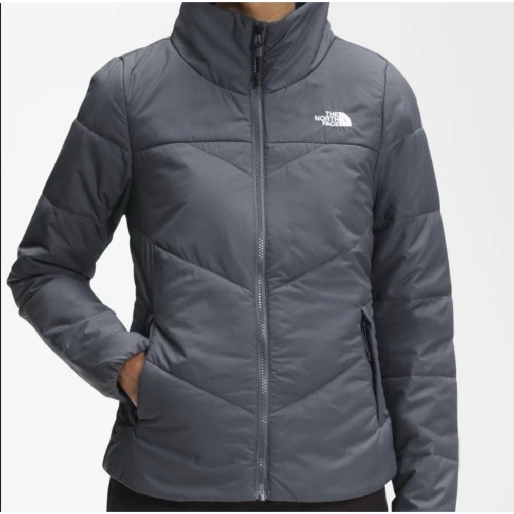 The North Face Women's Size Medium Explore Farther Jacket |‎ Vanadis Grey | Slim